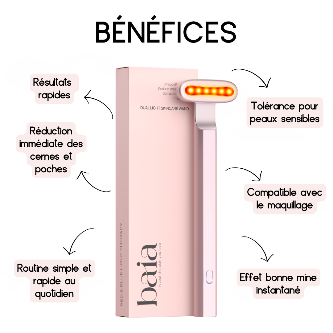 Protocole Regard 4-en-1 Baia® Stylo LED & Sérum Activateur