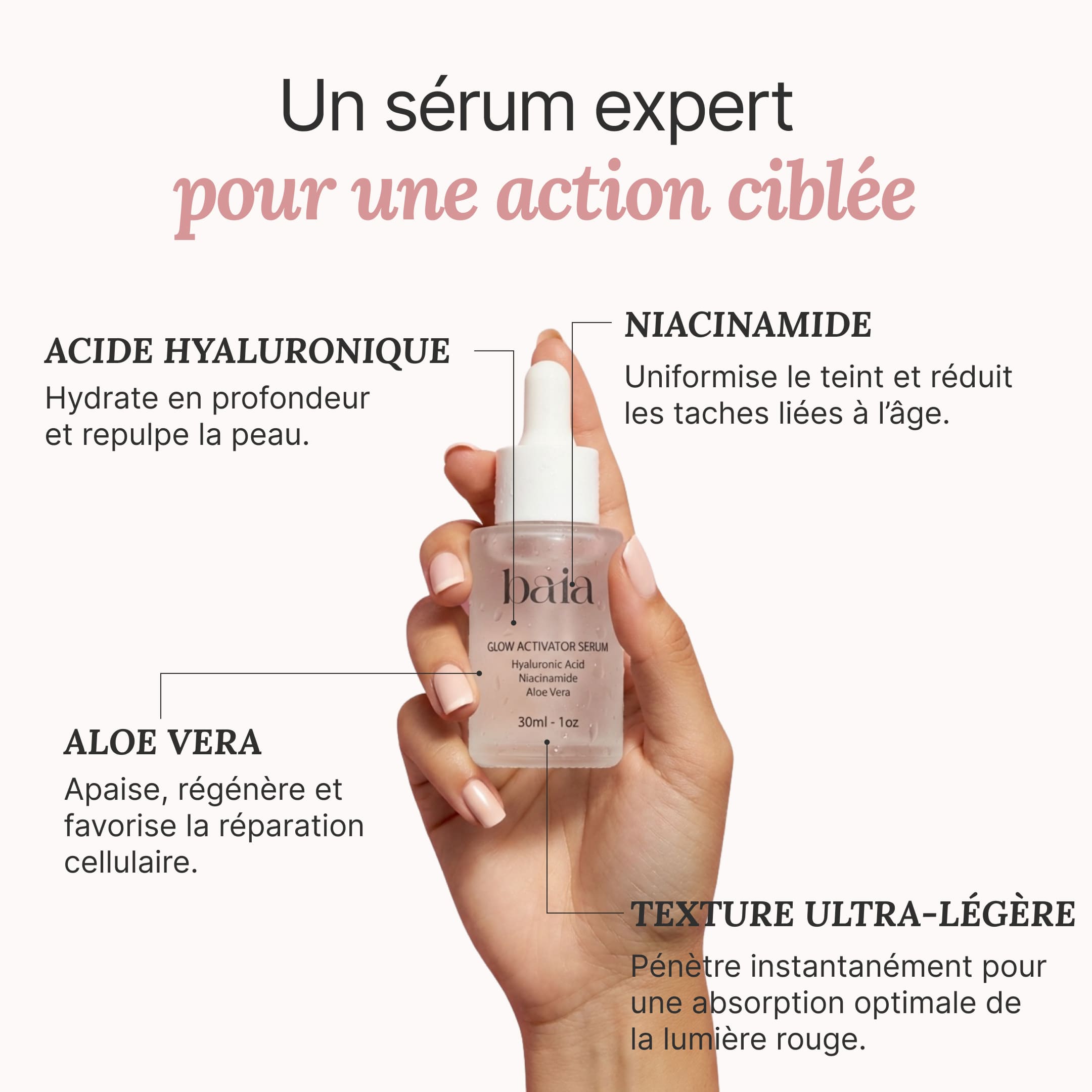 Protocole Regard 4-en-1 Baia® Stylo LED & Sérum Activateur